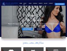 Tablet Screenshot of bluelagoonspa.ca